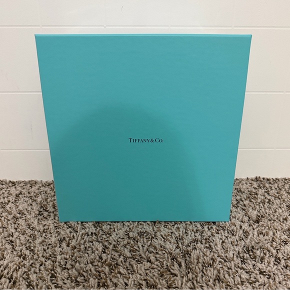 New TIFFANY & CO. Crystal Wine Glasses Set Of 2 In Original Teal Box - Picture 2 of 2